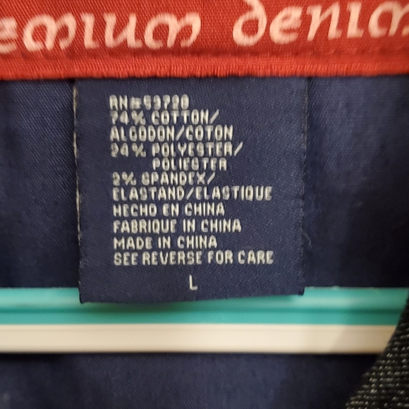 Junior's Denim Trench Coat - Picture 4 of 14